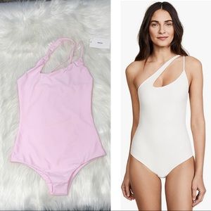 Mikoh Pahoa Asymmetric One Piece Swimsuit Sz S